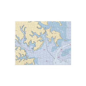 Goose Harbor Marina (Dundalk, MD) NOAA Chart Jigsaw Puzzle