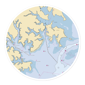 Goose Harbor Marina (Dundalk, MD) NOAA Chart Sticker