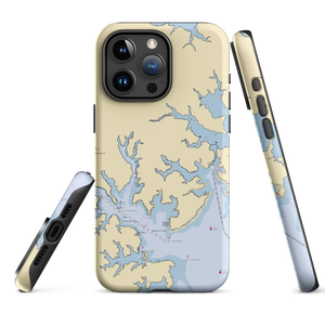 Goeller's Seneca River Boat Yard (Dundalk, MD) NOAA Chart  Tough iPhone Case