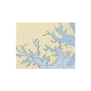 Goeller's Seneca River Boat Yard (Dundalk, MD) NOAA Chart Jigsaw Puzzle