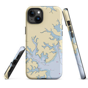 Beacon Light Marina (Dundalk, MD) NOAA Chart  Tough iPhone Case