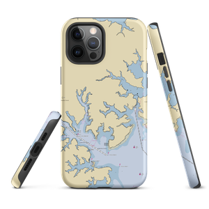 Beacon Light Marina (Dundalk, MD) NOAA Chart  Tough iPhone Case