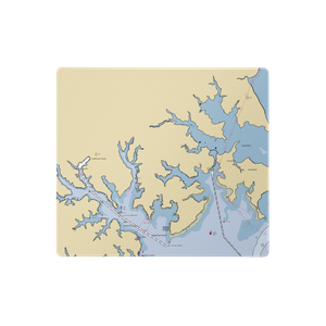 Beacon Light Marina (Dundalk, MD) NOAA Chart  Gaming Mouse Pad