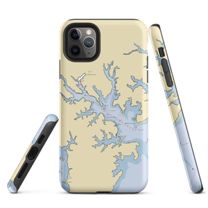 Long Beach Marina (Dundalk, MD) NOAA Chart  Tough iPhone Case