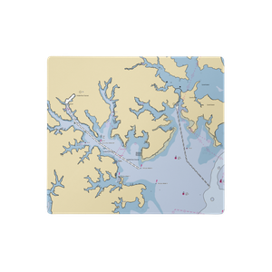 Bowleys Marina (Dundalk, MD) NOAA Chart  Gaming Mouse Pad