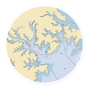 Bowleys Marina (Dundalk, MD) NOAA Chart Sticker