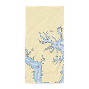 Stansbury Yacht Basin (Dundalk, MD) NOAA Chart Towel