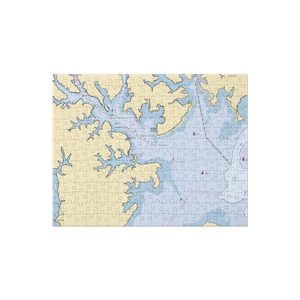 Baltimore Yacht Club (Dundalk, MD) NOAA Chart Jigsaw Puzzle