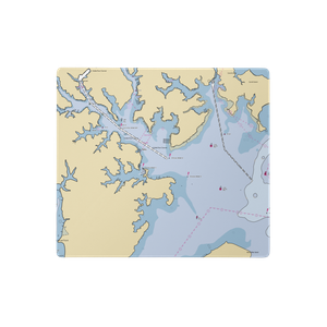 Baltimore Yacht Club (Dundalk, MD) NOAA Chart  Gaming Mouse Pad