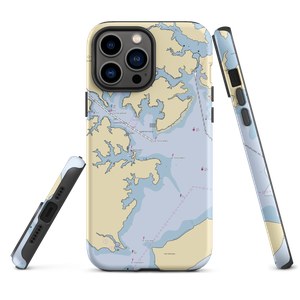 Sue Island Yacht Basin (Dundalk, MD) NOAA Chart  Tough iPhone Case