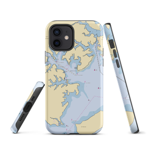 Holly Neck Marina (Dundalk, MD) NOAA Chart  Tough iPhone Case