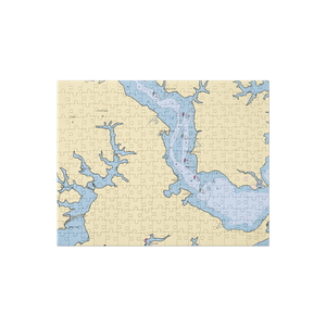 North Point Cove Marina (Sparrows Point, MD) NOAA Chart Jigsaw Puzzle