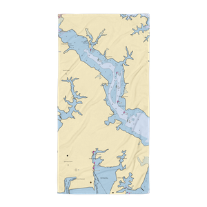 North Point Cove Marina (Sparrows Point, MD) NOAA Chart Towel