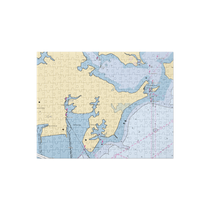 McCluskey's Marina (Sparrows Point, MD) NOAA Chart Jigsaw Puzzle