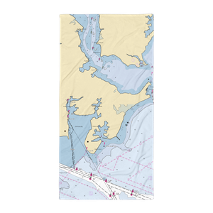 McCluskey's Marina (Sparrows Point, MD) NOAA Chart Towel