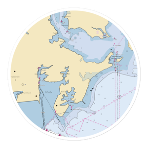 McCluskey's Marina (Sparrows Point, MD) NOAA Chart Sticker