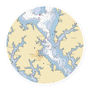 Miles River Yacht Club (Easton, MD) NOAA Chart Sticker