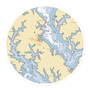 Chesapeake Bay Maritime Museum (Easton, MD) NOAA Chart Sticker