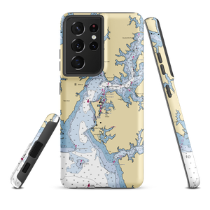 Cutts & Case Shipyard (Royal Oak, MD) NOAA Chart Samsung Phone Case