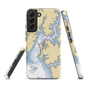 Campbell's Boatyard at Jack's Point (Royal Oak, MD) NOAA Chart Samsung Phone Case