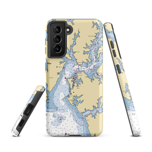 Tred Avon Yacht Club (Royal Oak, MD) NOAA Chart Samsung Phone Case