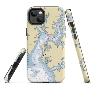 Tred Avon Yacht Club (Royal Oak, MD) NOAA Chart  Tough iPhone Case