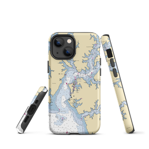 Tred Avon Yacht Club (Royal Oak, MD) NOAA Chart  Tough iPhone Case