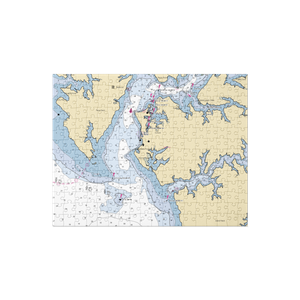 Oxford Yacht Agency (Royal Oak, MD) NOAA Chart Jigsaw Puzzle