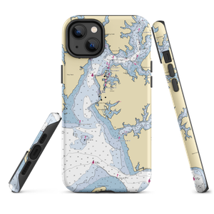 Doc's Sunset Grille & Stella's Cove Marina (Royal Oak, MD) NOAA Chart  Tough iPhone Case