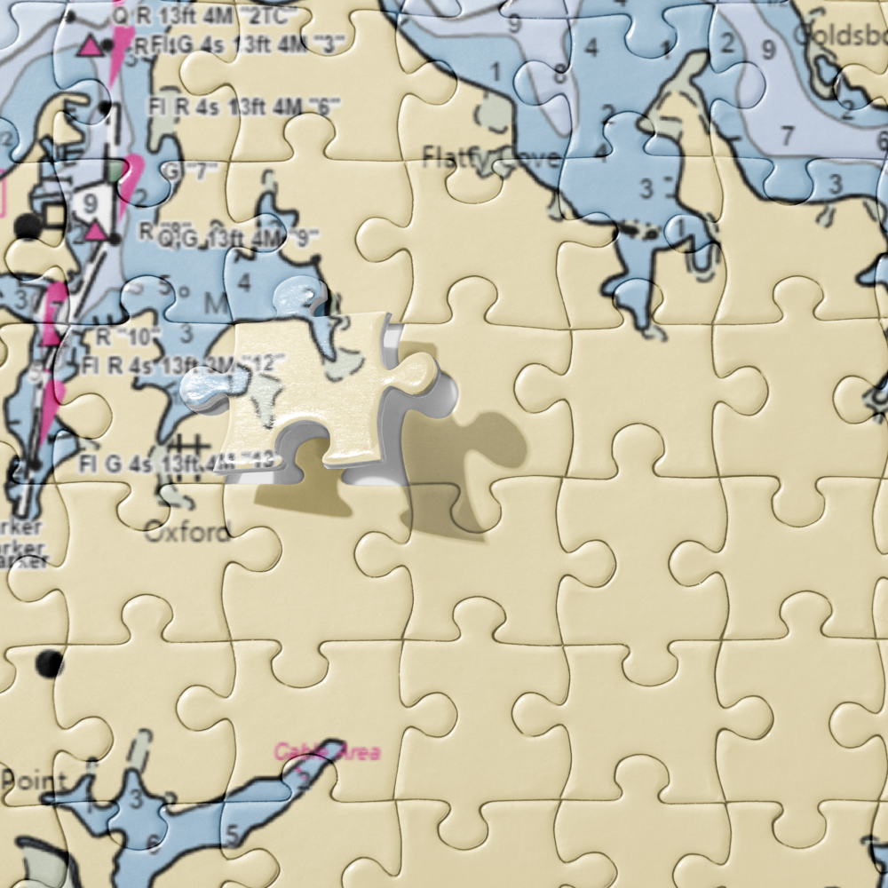 Doc's Sunset Grille & Stella's Cove Marina (Royal Oak, MD) NOAA Chart Jigsaw Puzzle 