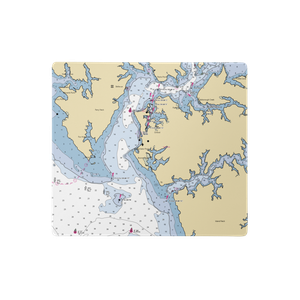 Doc's Sunset Grille & Stella's Cove Marina (Royal Oak, MD) NOAA Chart  Gaming Mouse Pad