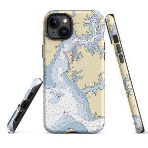 Campbell's Bachelor Point Yacht Company (Royal Oak, MD) NOAA Chart  Tough iPhone Case