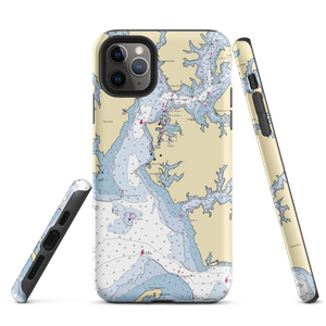 Campbell's Bachelor Point Yacht Company (Royal Oak, MD) NOAA Chart  Tough iPhone Case