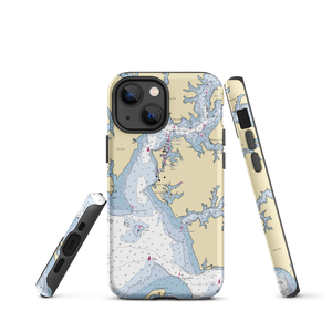 Campbell's Bachelor Point Yacht Company (Royal Oak, MD) NOAA Chart  Tough iPhone Case