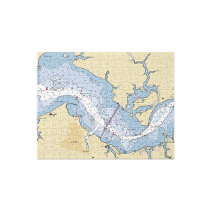 Gateway Marina & Ships Store (Trappe, MD) NOAA Chart Jigsaw Puzzle