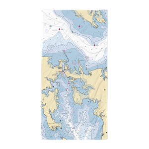 Oyster Cove Condominium Marina (Chester, MD) NOAA Chart Towel