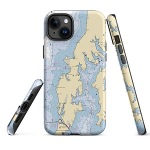 Lowes Wharf Marina Inn (Sherwood, MD) NOAA Chart  Tough iPhone Case