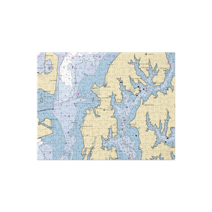 Lowes Wharf Marina Inn (Sherwood, MD) NOAA Chart Jigsaw Puzzle