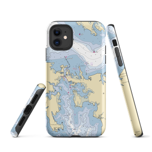 Wells Cove Town Homes & Marina (Chester, MD) NOAA Chart  Tough iPhone Case