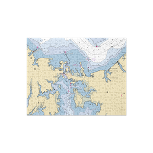 Safe Harbor Narrows Point South (Chester, MD) NOAA Chart Jigsaw Puzzle