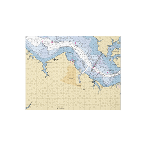 Cambridge Yacht Club (Trappe, MD) NOAA Chart Jigsaw Puzzle