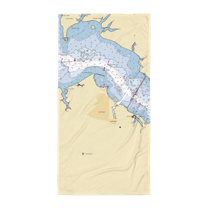 Cambridge Yacht Club (Trappe, MD) NOAA Chart Towel