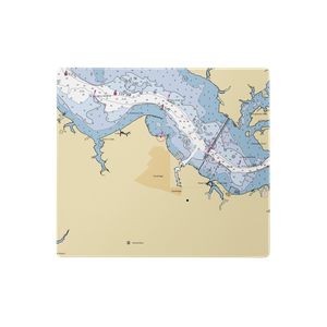 Cambridge Yacht Basin (Trappe, MD) NOAA Chart  Gaming Mouse Pad