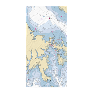 Piney Narrows Yacht Haven (Chester, MD) NOAA Chart Towel