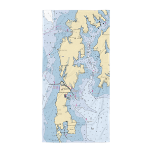 Knapp's Narrows Marina and Inn (Tilghman, MD) NOAA Chart Towel