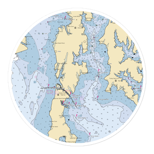 Knapp's Narrows Marina and Inn (Tilghman, MD) NOAA Chart Sticker