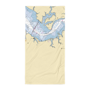 Hyatt Regency Chesapeake Bay Marina (Cambridge, MD) NOAA Chart Towel