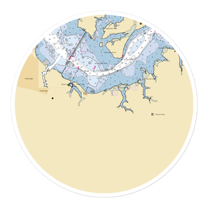 Hyatt Regency Chesapeake Bay Marina (Cambridge, MD) NOAA Chart Sticker