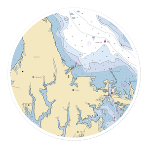 Castle Marina (Chester, MD) NOAA Chart Sticker