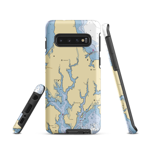 Clarks Landing Yacht Sales Stevensville, Maryland (Chester, MD) NOAA Chart Samsung Phone Case